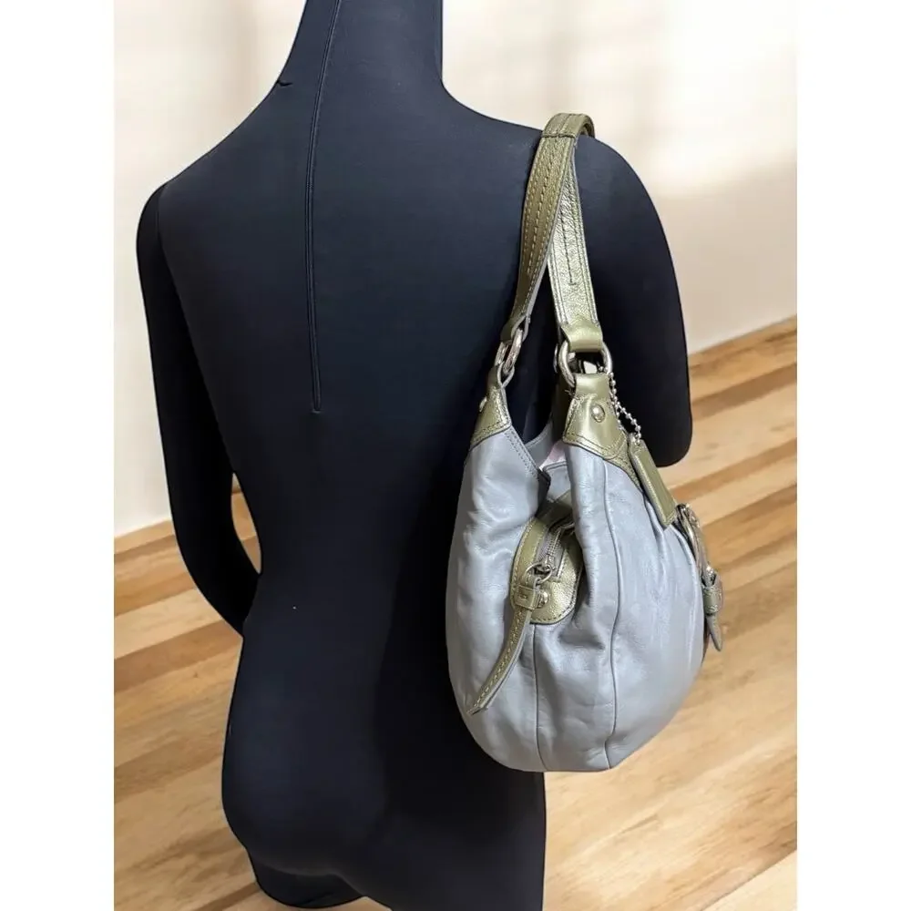 Y2K Coach F15527 Soho Lynn Leather Hobo Bag